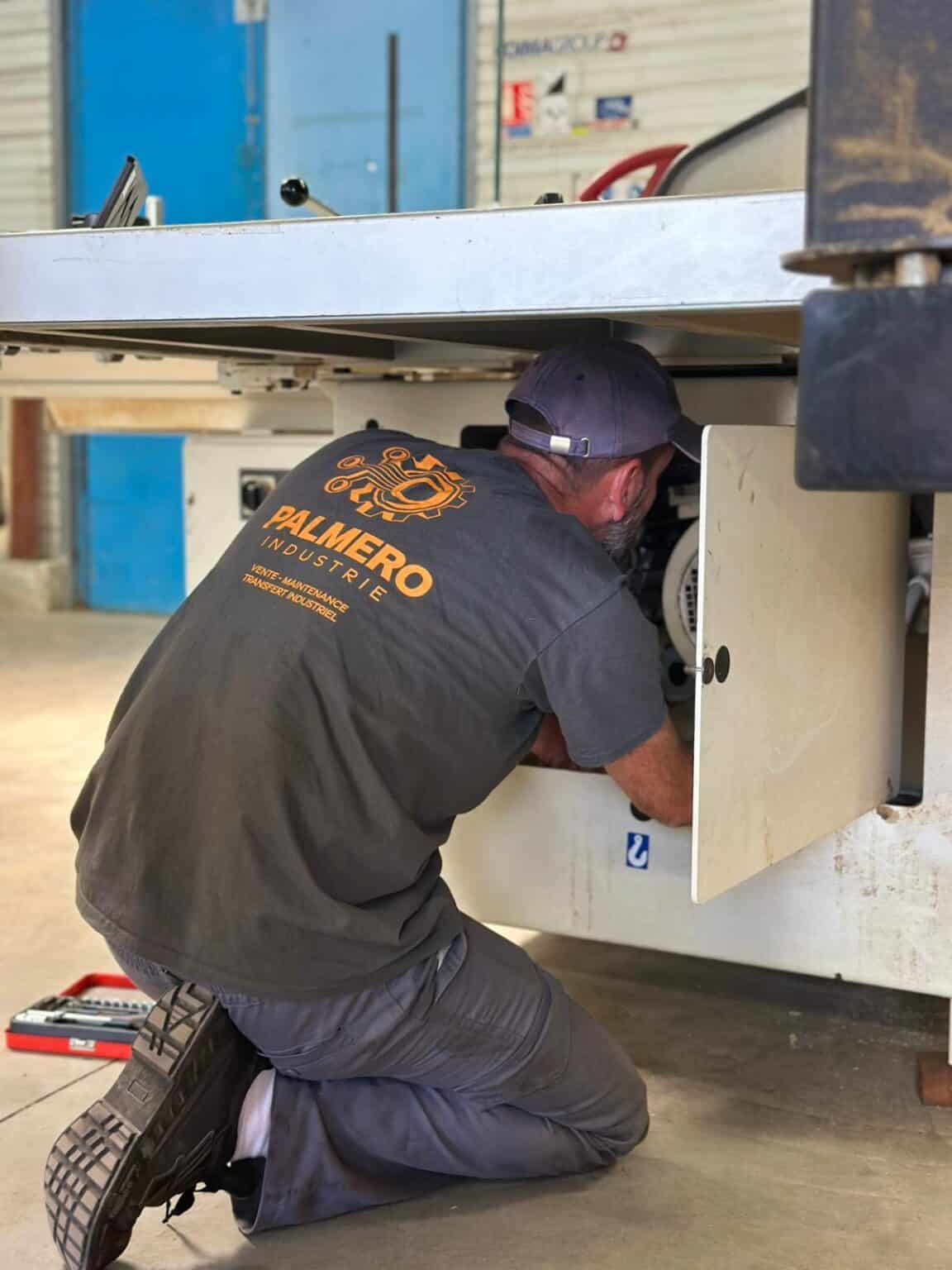 Image illustrant la maintenance currative de machines-outils par J2P Palmero